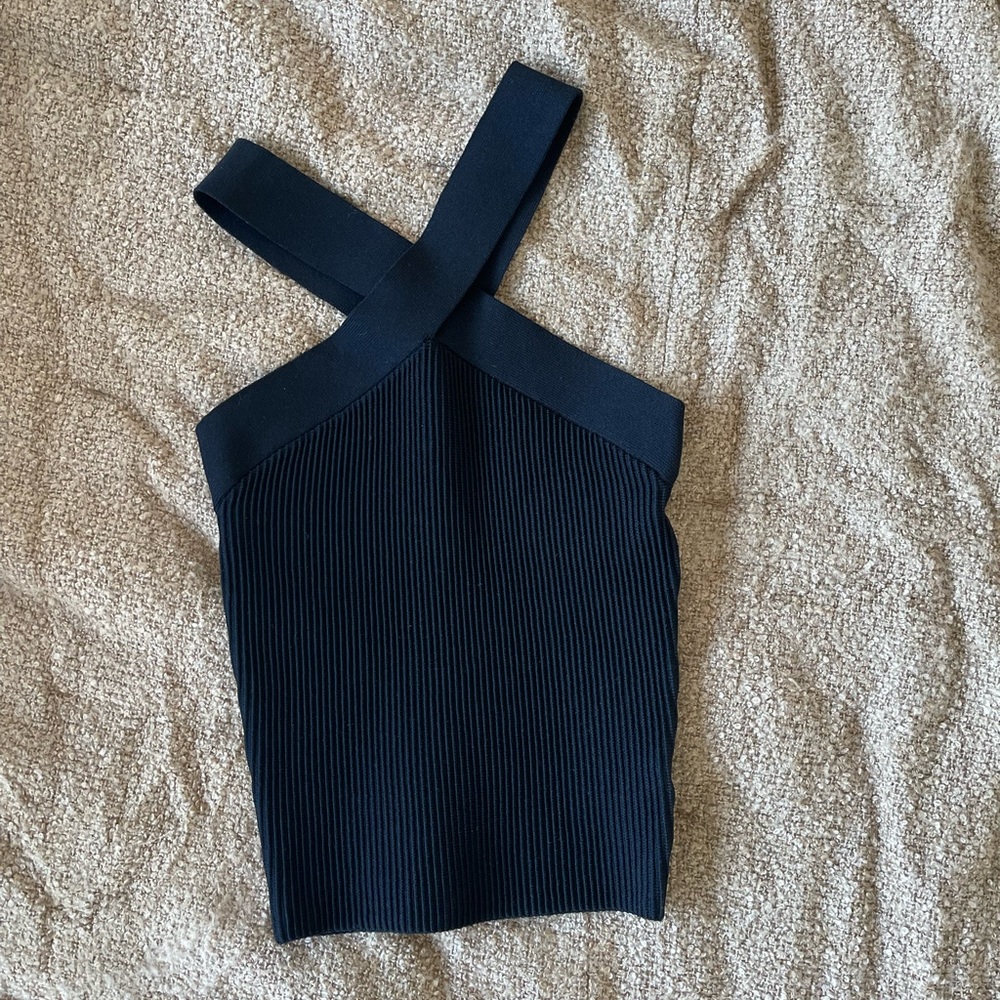 Aritzia Sculpt Knit Cross Tank